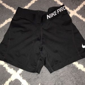 girls nike pro spandex